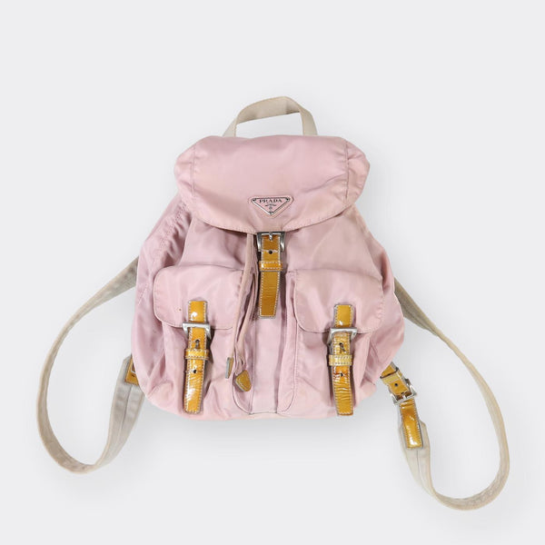 Prada Zainetto Unisex Black Tessuto Nylon Backpack Rucksack 1BZ005 – ZAK  BAGS ©️ | Luxury Bags