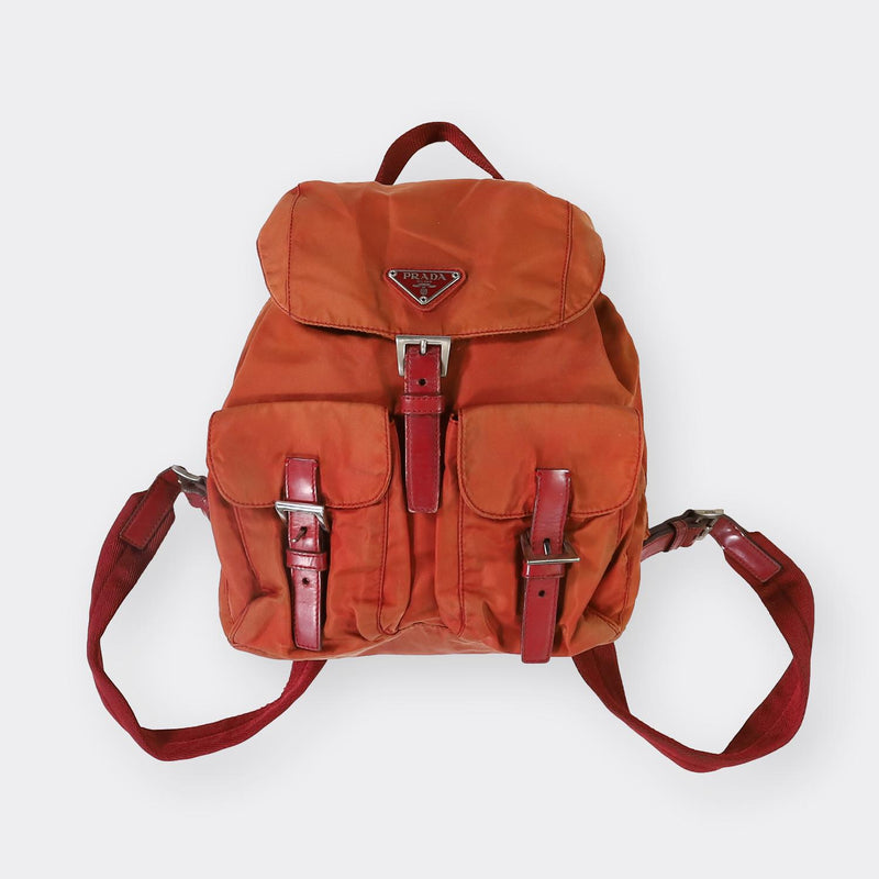 Vintage Mini Prada Tessuto Milano Nylon Backpack Bag Made In Italy AY264 |  Bags, Backpack bags, Nylon backpack